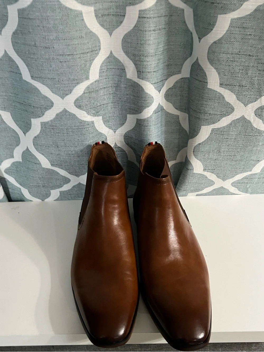 Tommy Hilfiger brown Leather Chukka Chelsea Boots